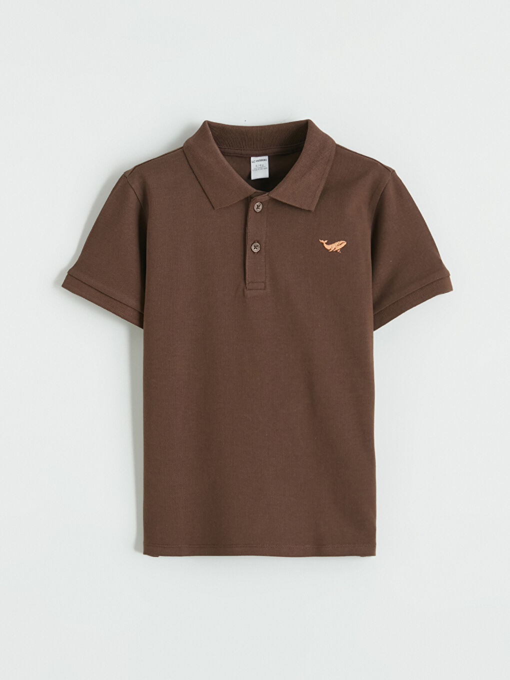 تيشيرت للأولاد بياقة بولو مطرز