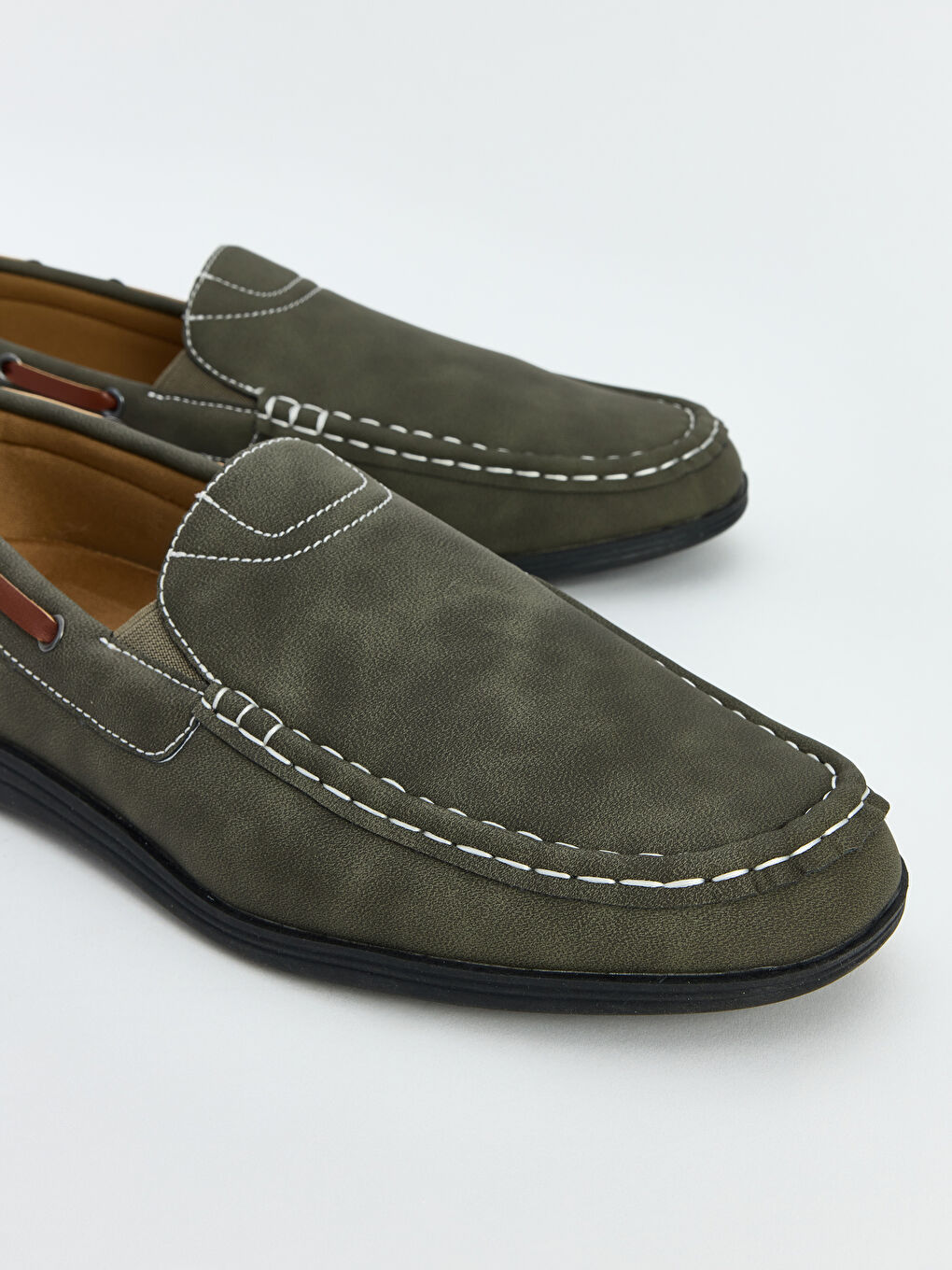 Мужчины Хаки Туфли под костюм-2