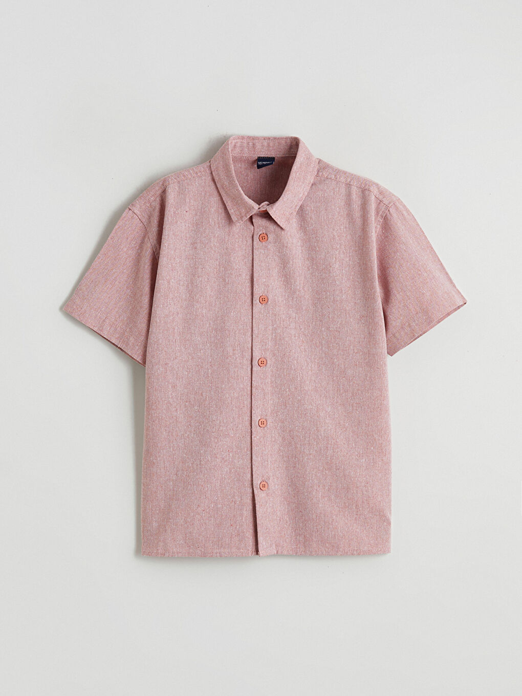 Pembe Basic Erkek Çocuk Gömlek