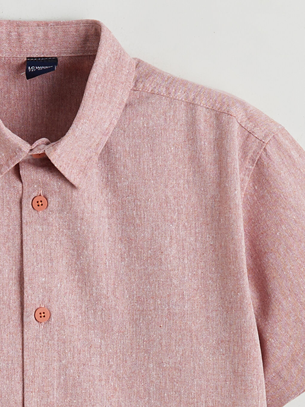 Pembe Basic Erkek Çocuk Gömlek-1