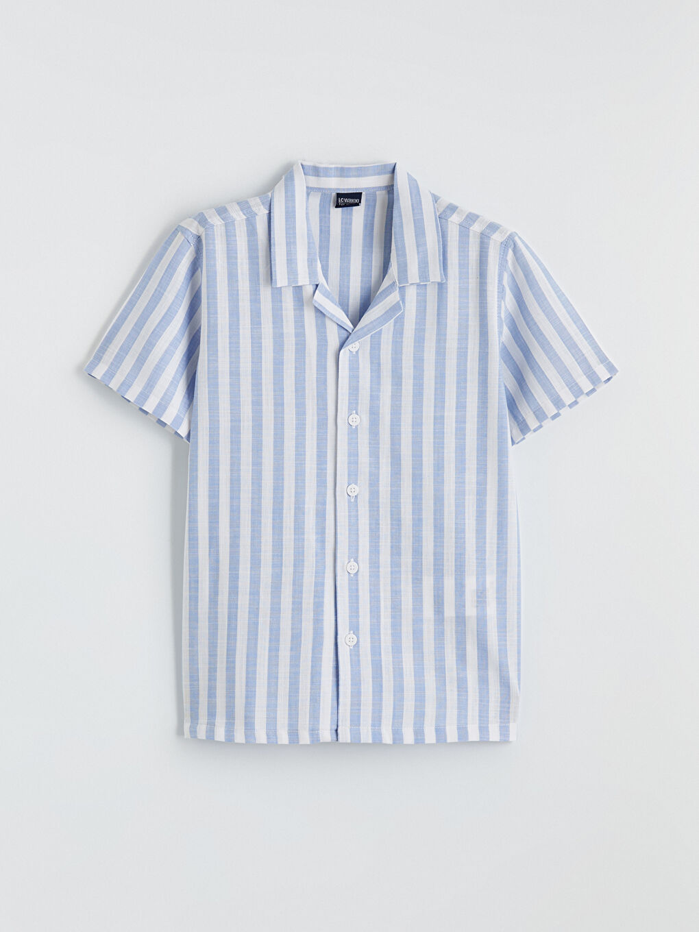 Mavi Resort Yaka Çizgili Erkek Çocuk Gömlek
