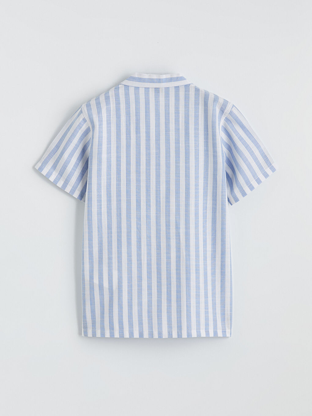 Mavi Resort Yaka Çizgili Erkek Çocuk Gömlek-2