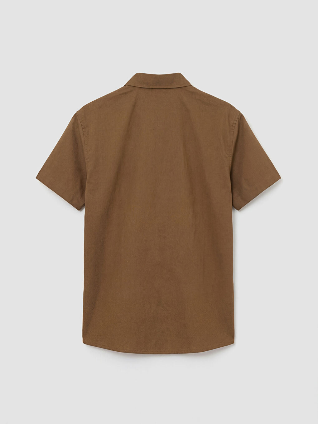 Haki Kısa Kollu Erkek Çocuk Gömlek-1