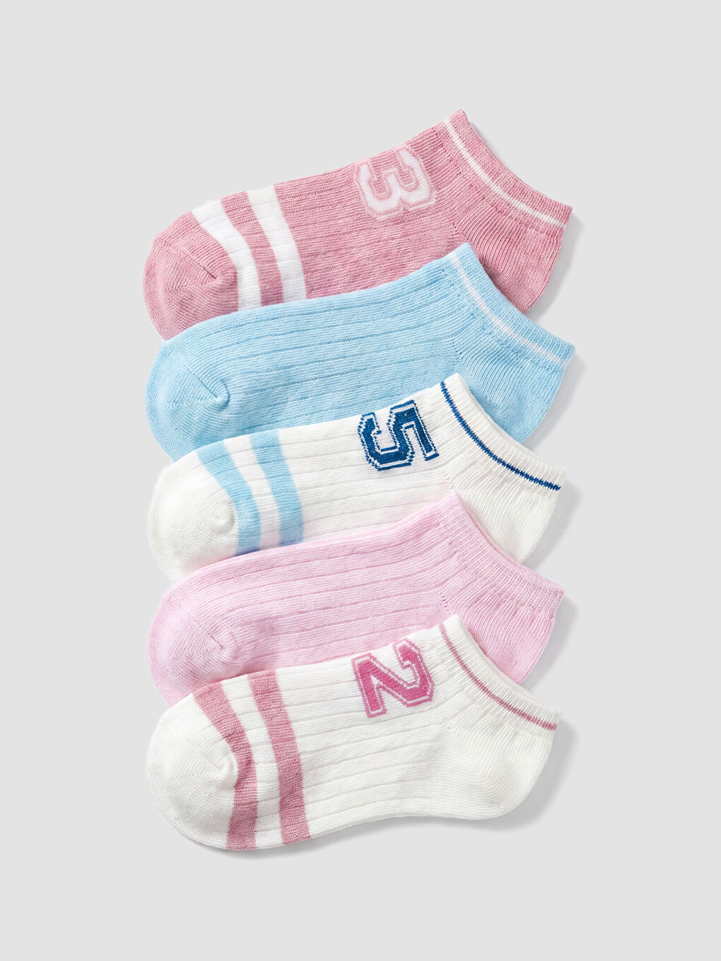 Girl ECRU Trainer Socks