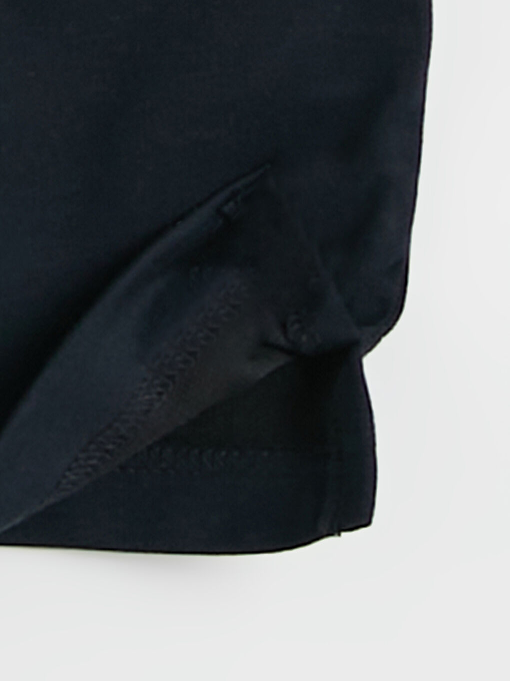 Lacivert Polo Yaka Baskılı Erkek Tişört-3