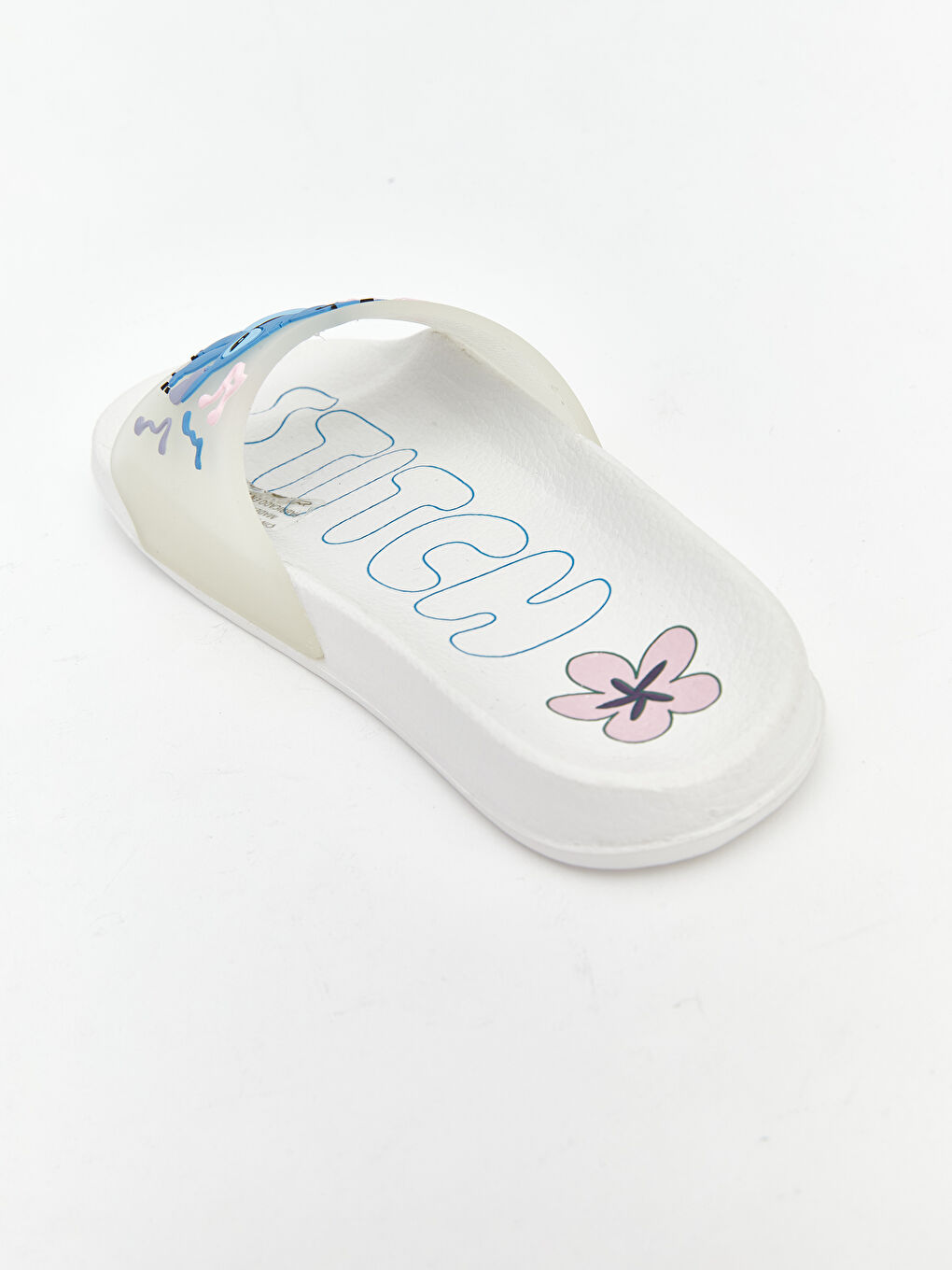 Papuci slider ALB Fată-5