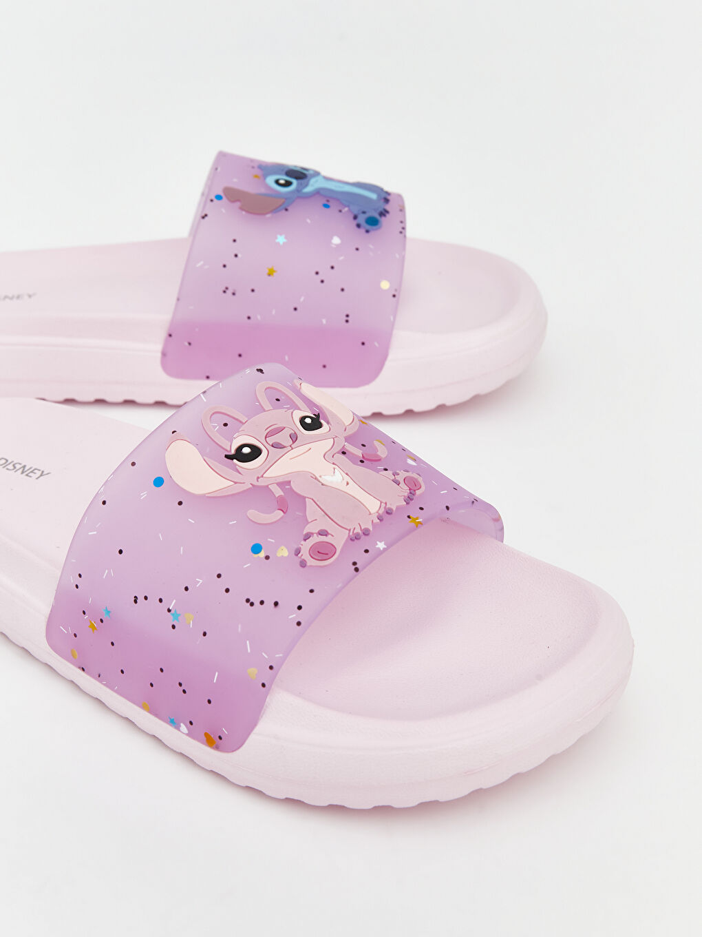 Момичешки пързалки с принт Лило и Стич-2