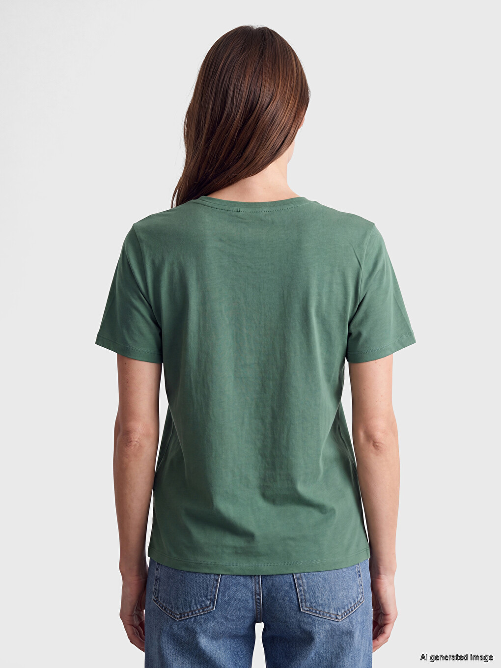 Embroidered 100% Cotton Women's T-shirt-3