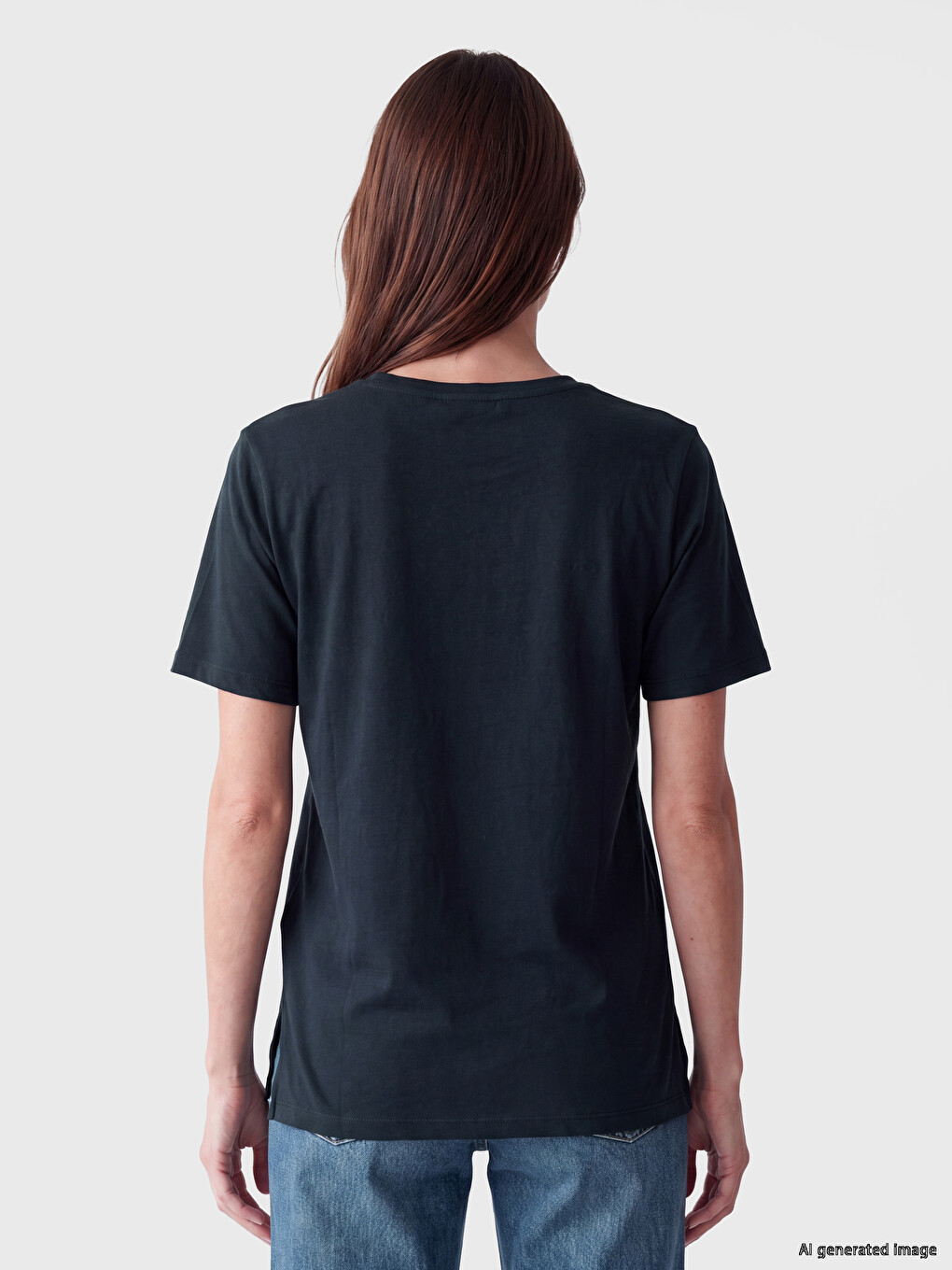 Embroidered 100% Cotton Women's T-shirt-3