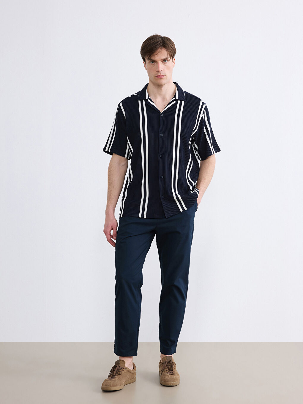 Lacivert Standart Fit Erkek Pantolon