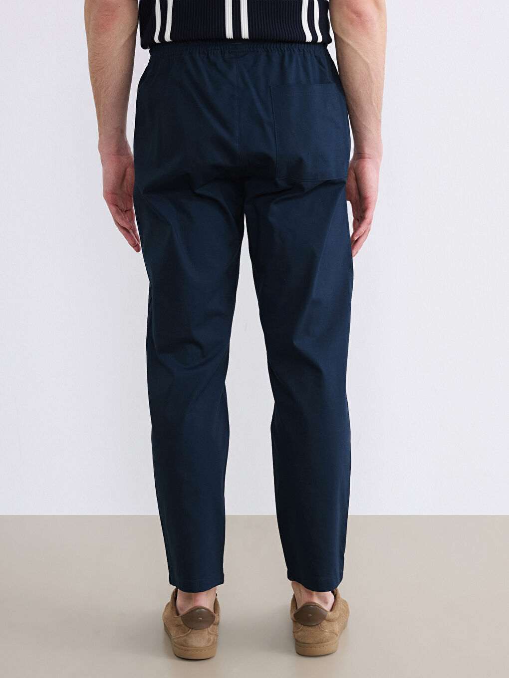 Lacivert Standart Fit Erkek Pantolon-3