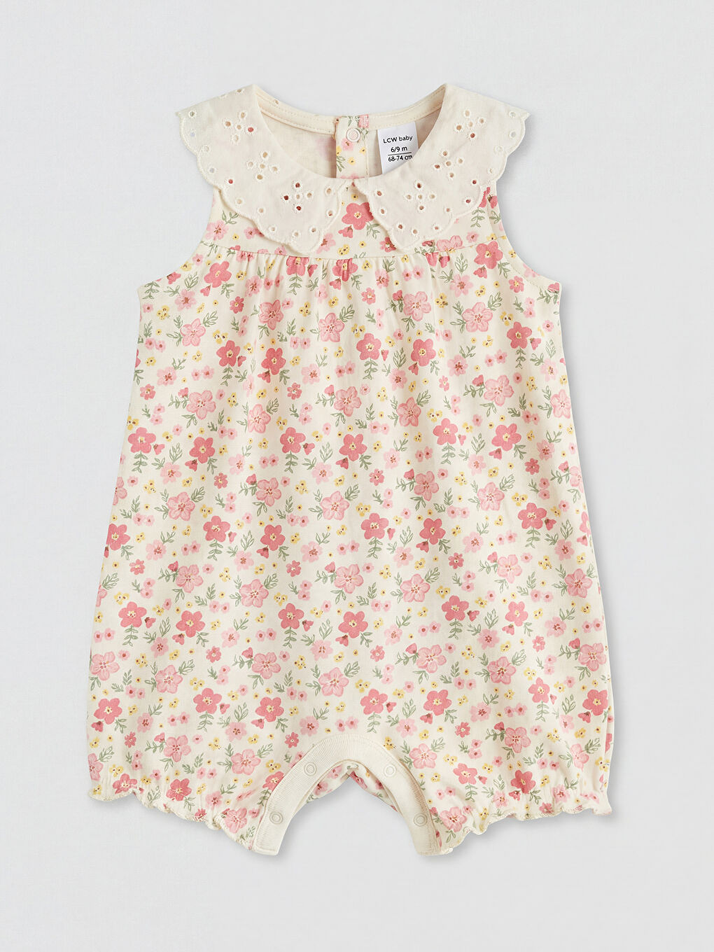 Baby Girl ECRU Jumpsuit-0