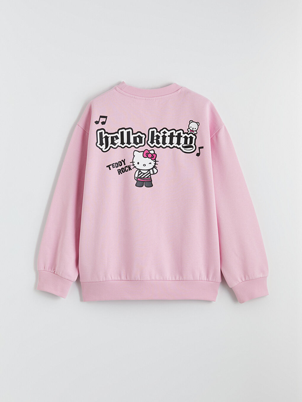 ჰელო ქითი პრინტიანი გოგონების კომფორტული სვიტშირტი-3