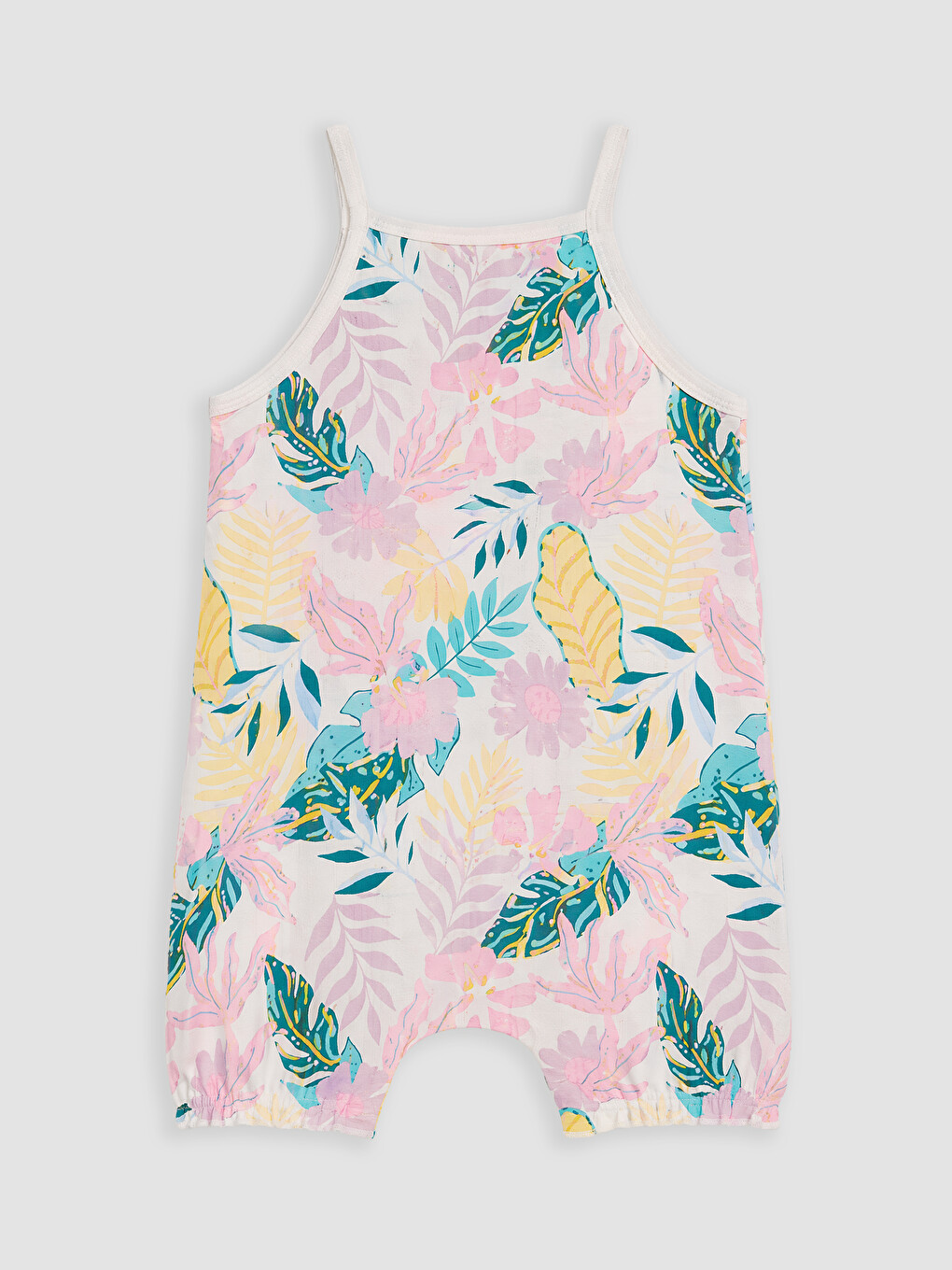 Strappy Printed Baby Girls' 2 Pack Jumpsuit-3
