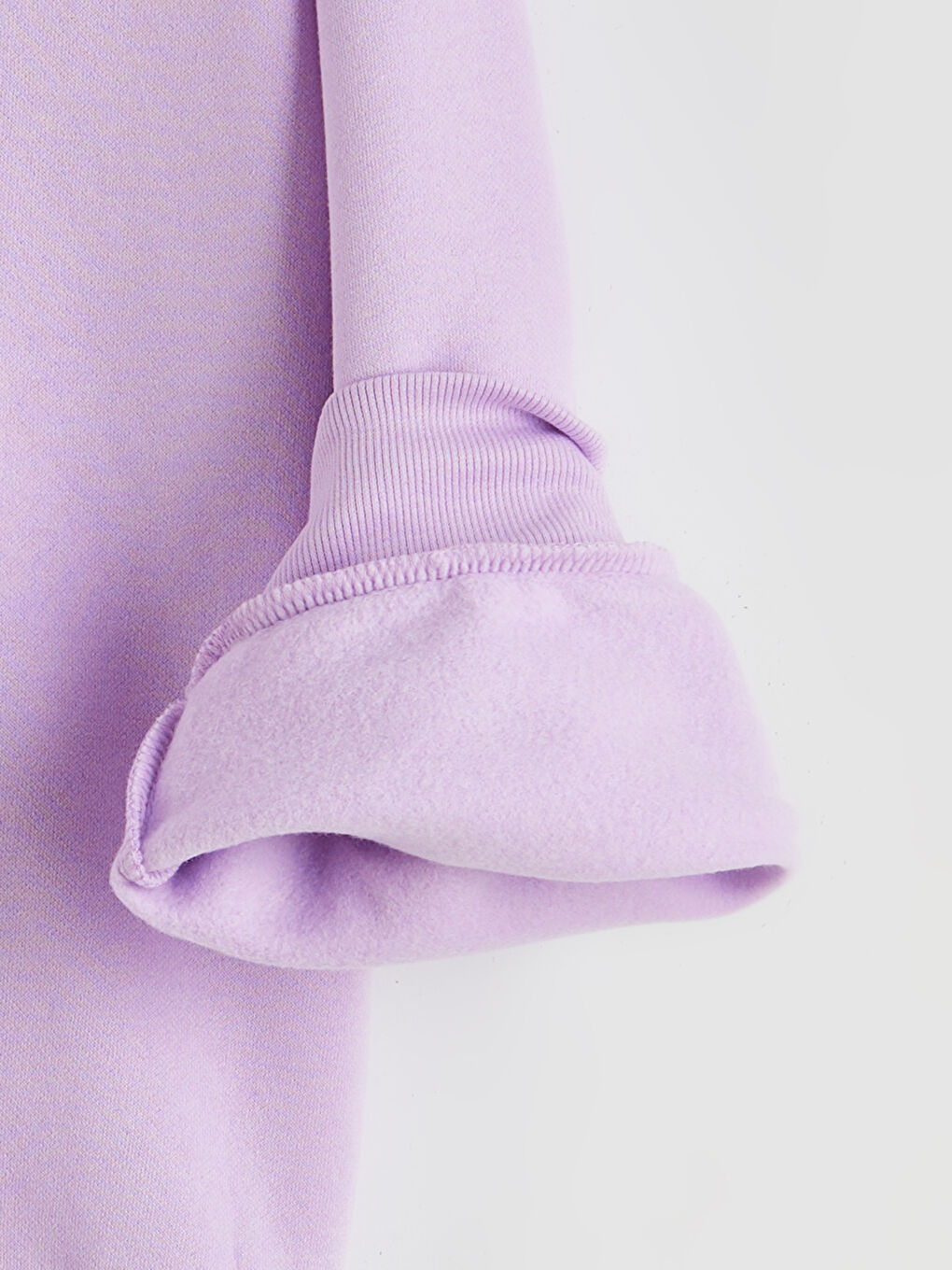 Stitch Print Girls' Cozy Sweatshirt-1