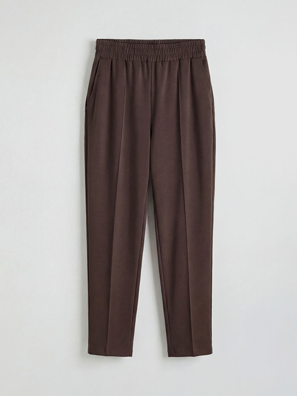 Woman BROWN Trousers-3