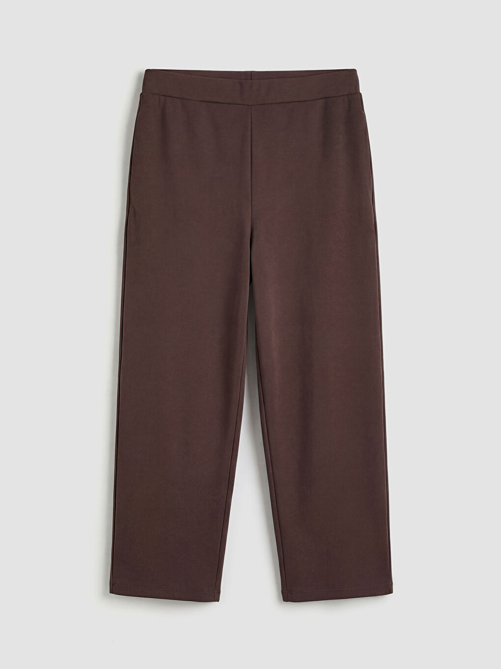 Woman BROWN Trousers-4