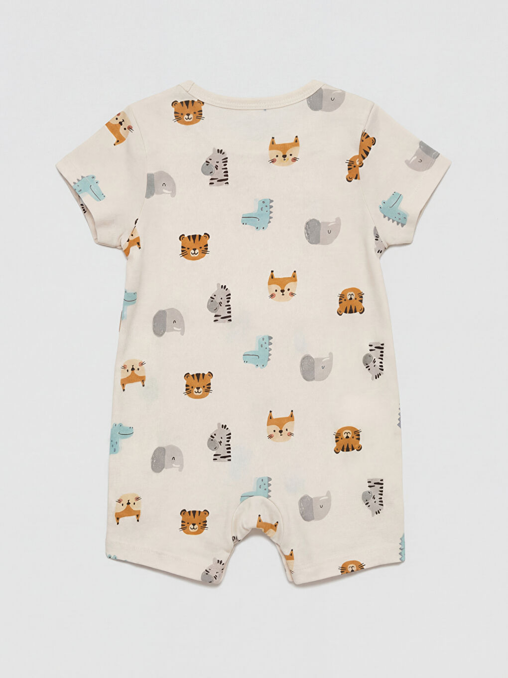 Crew Neck Printed Baby Boys' Jersey Jumpsuit 3-packs-2
