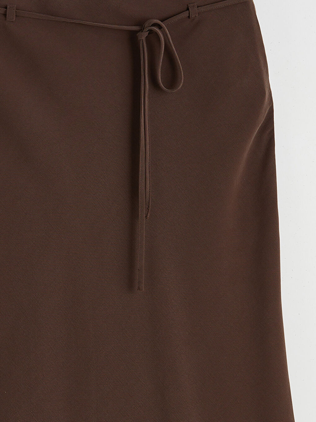 Women's Zippered Sash A-Line Skirt-5