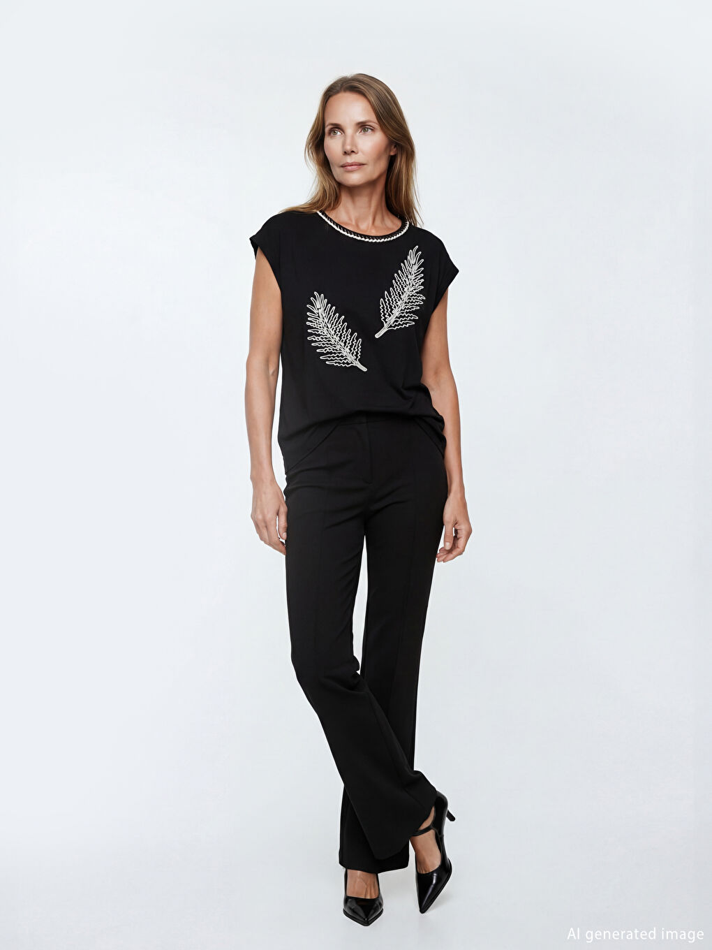 Woman BLACK T-Shirt-1