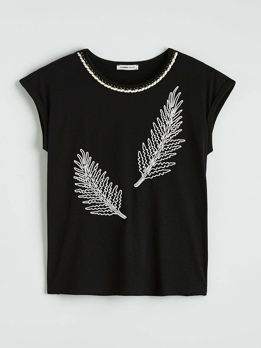 Woman BLACK T-Shirt-2