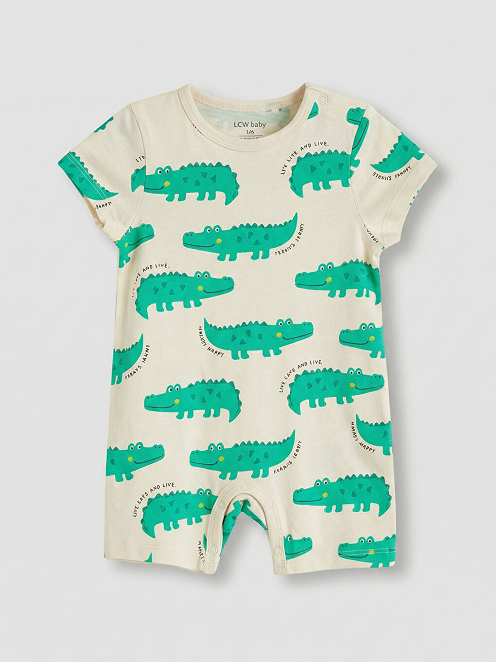 Baby Boy ECRU Jumpsuit-1