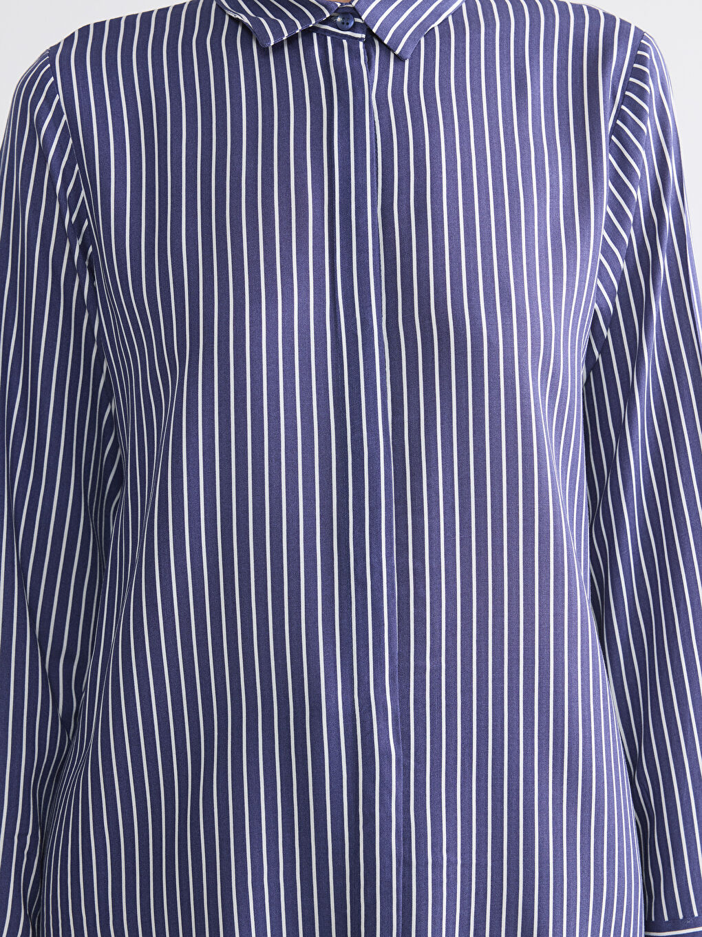 Striped Women's Shirt Tunic-2