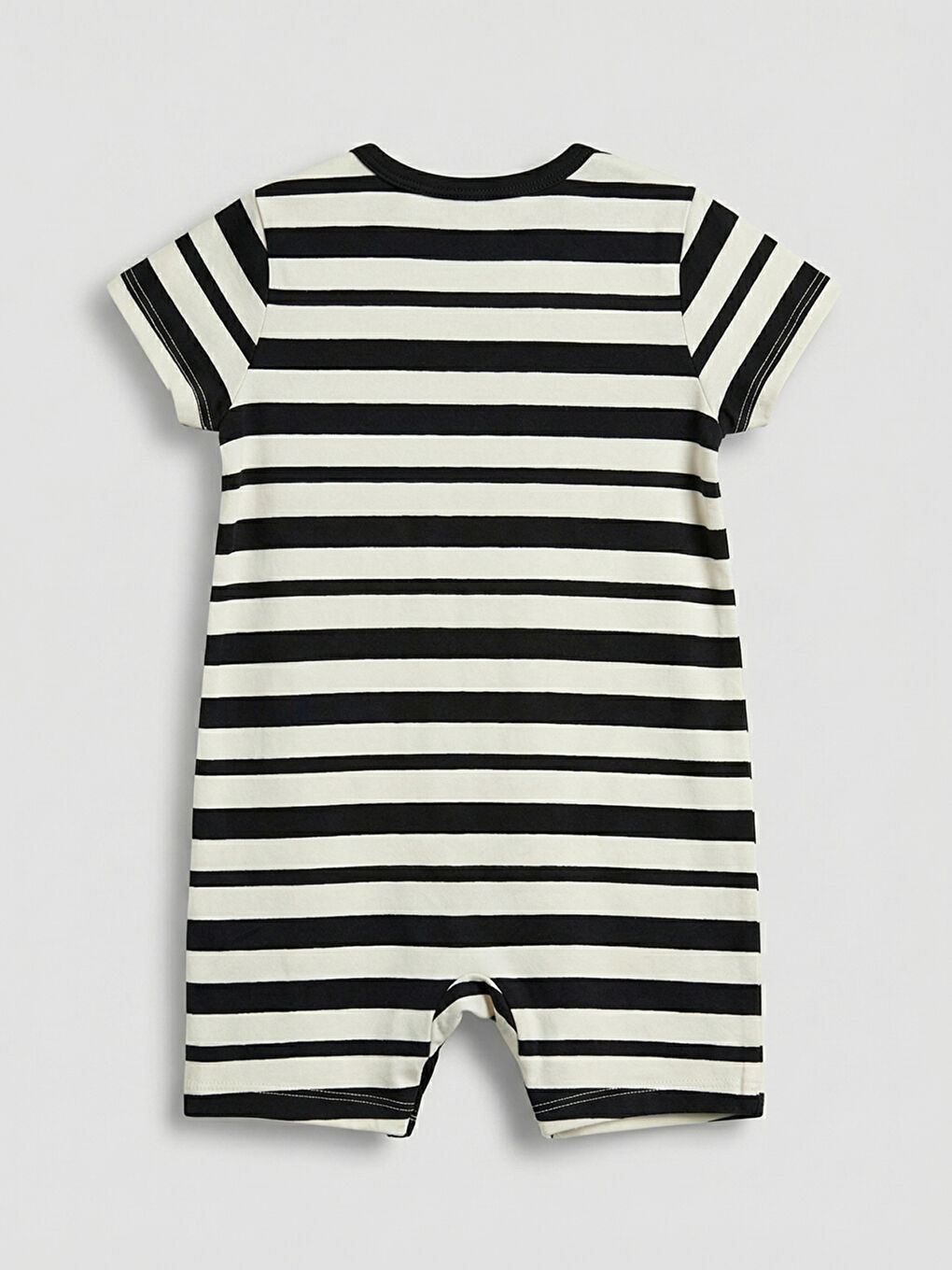 Ekru Baskılı Erkek Bebek Tulum 2'li-4