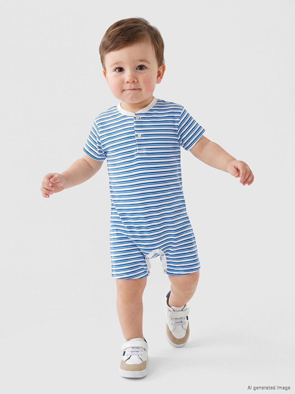 Striped Baby Boys' Jumpsuit