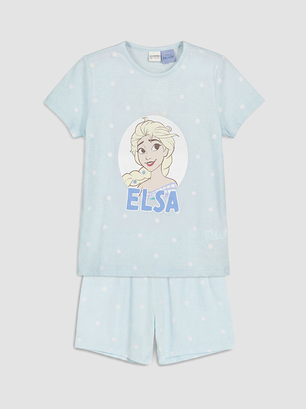 Girl Blue Shortie Pyjama Set