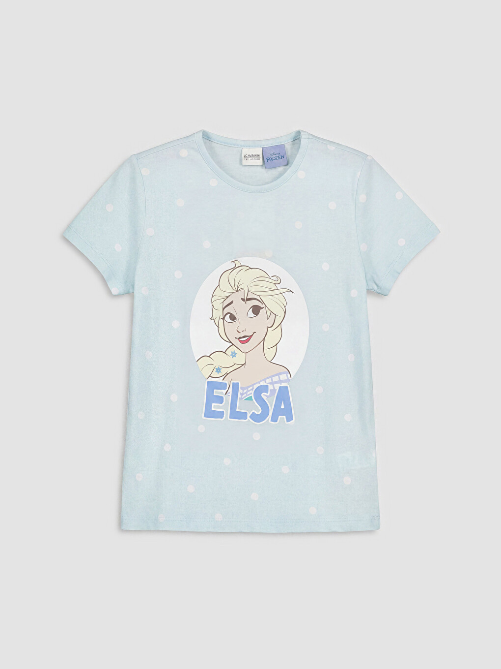 Girl Blue Shortie Pyjama Set-1