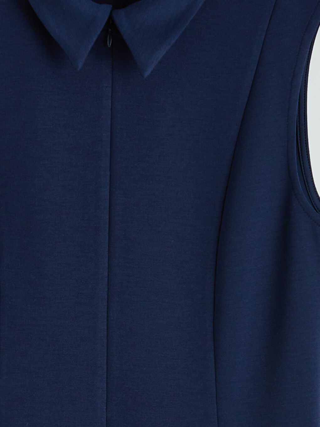 Gömlek Yaka Mini Elbise-5