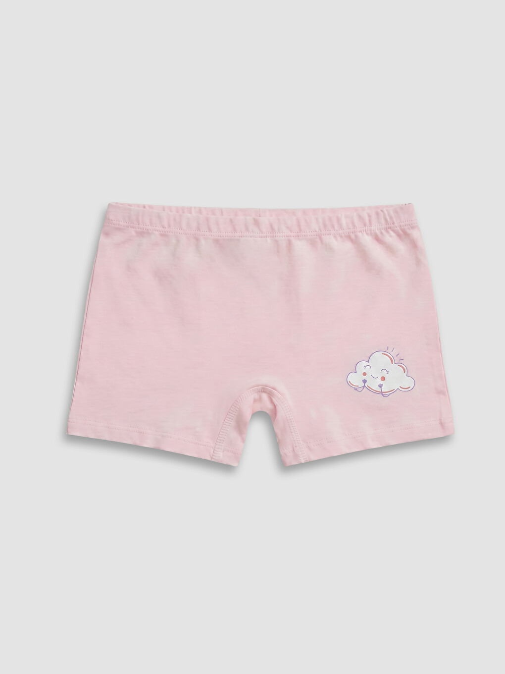 Girl White Boxer Briefs-4