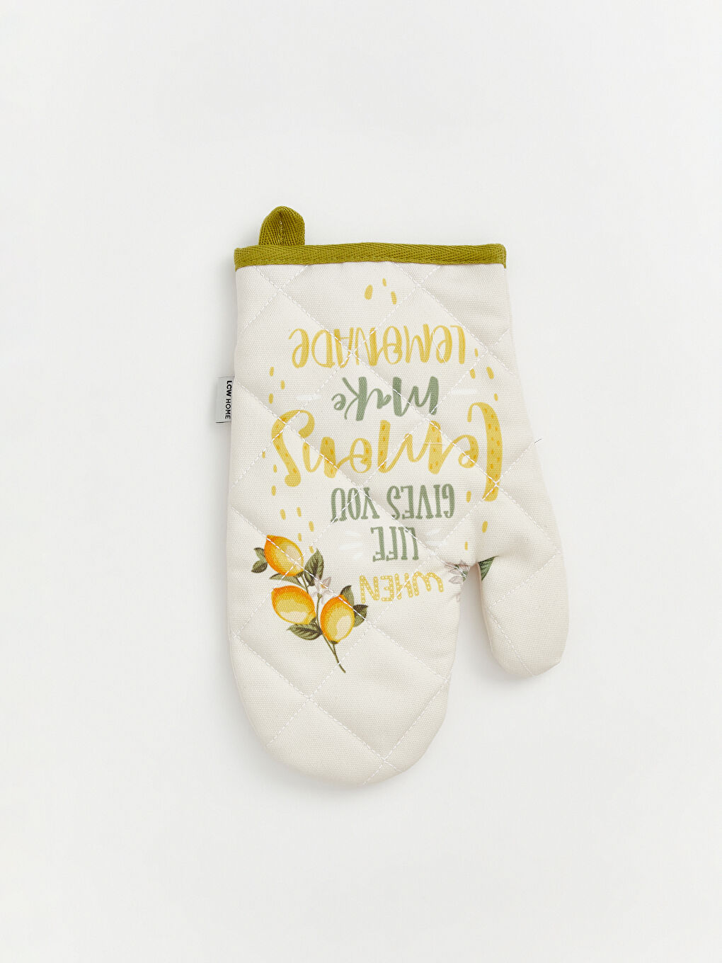 Karışık Limon Baskılı Fırın Eldiven ve Tutaç-3