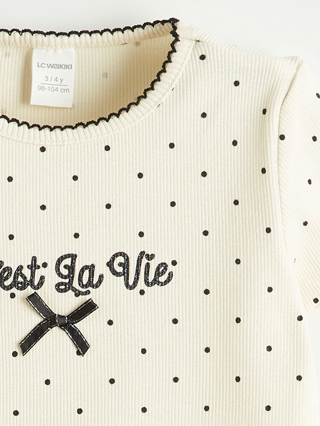 Crew Neck T-Shirt for Girls-1