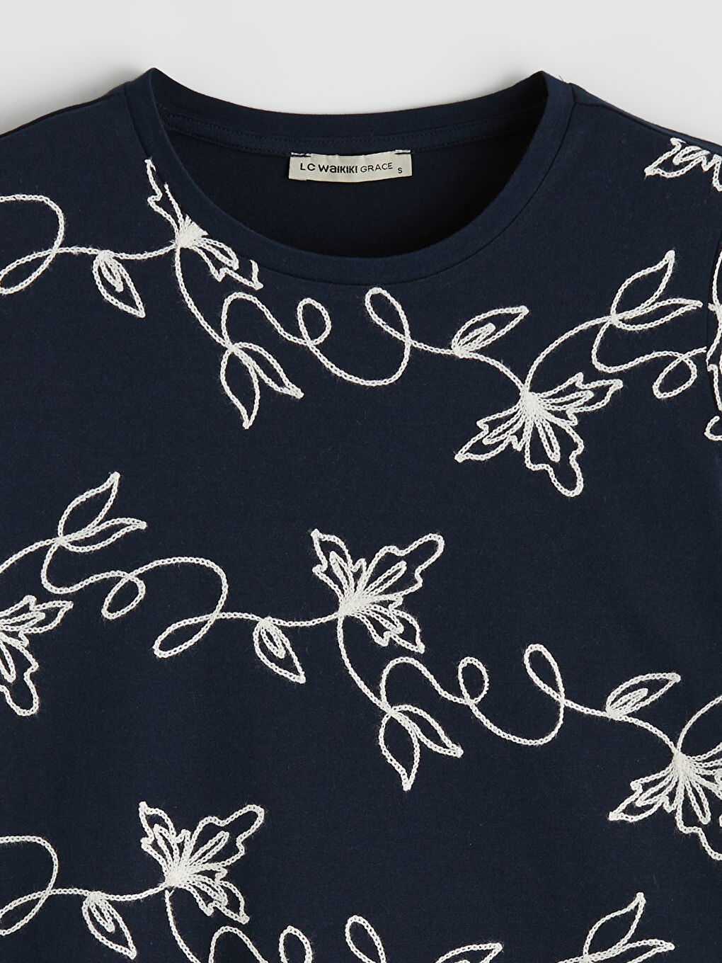 Žena TAMNO PLAVA Majica kratkih rukava-4