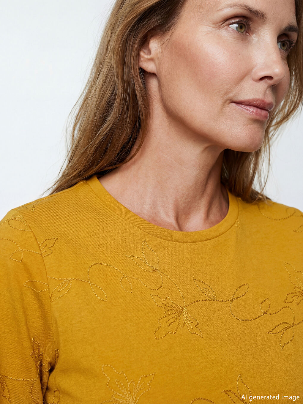 Woman YELLOW T-Shirt-2