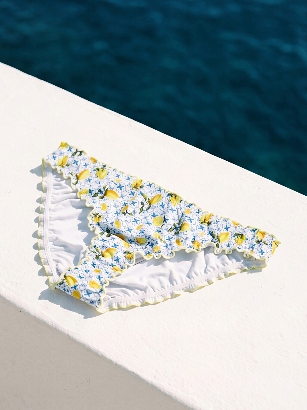 Lemon Printed Women's Bikini Bottom