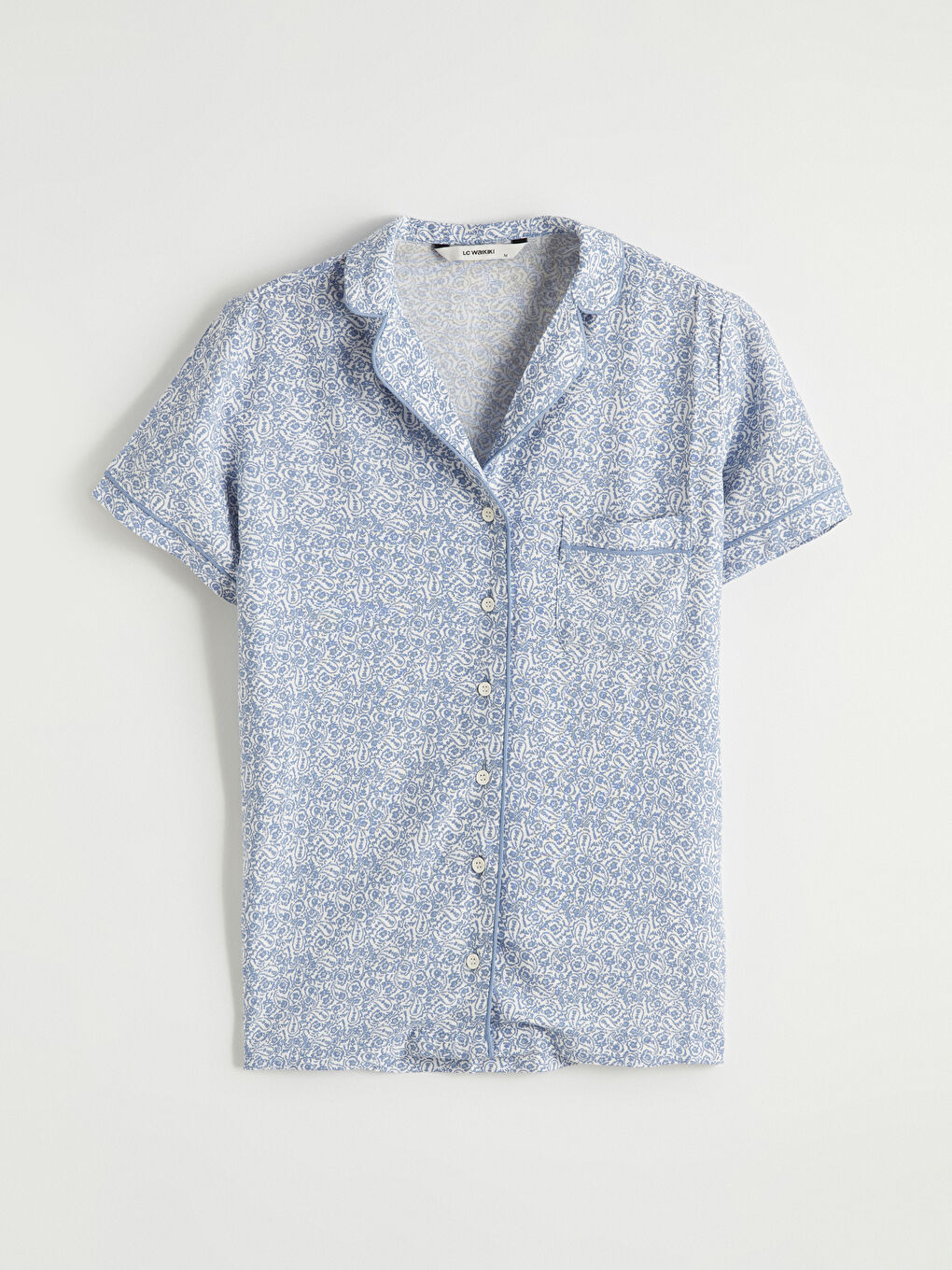 Woman BLUE Capri Pyjamas Set-5