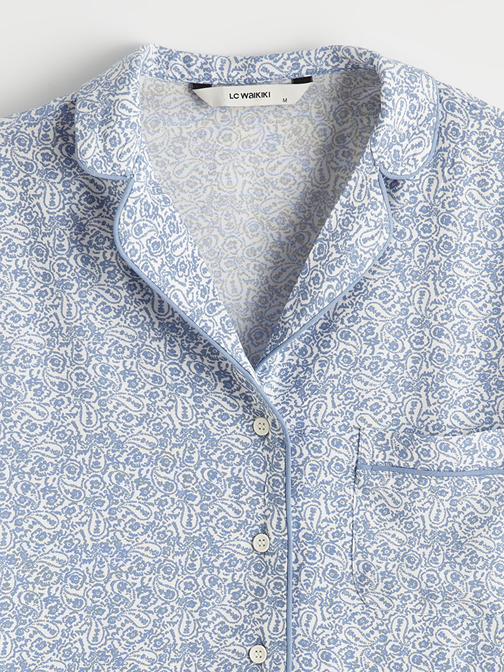 Woman BLUE Capri Pyjamas Set-6