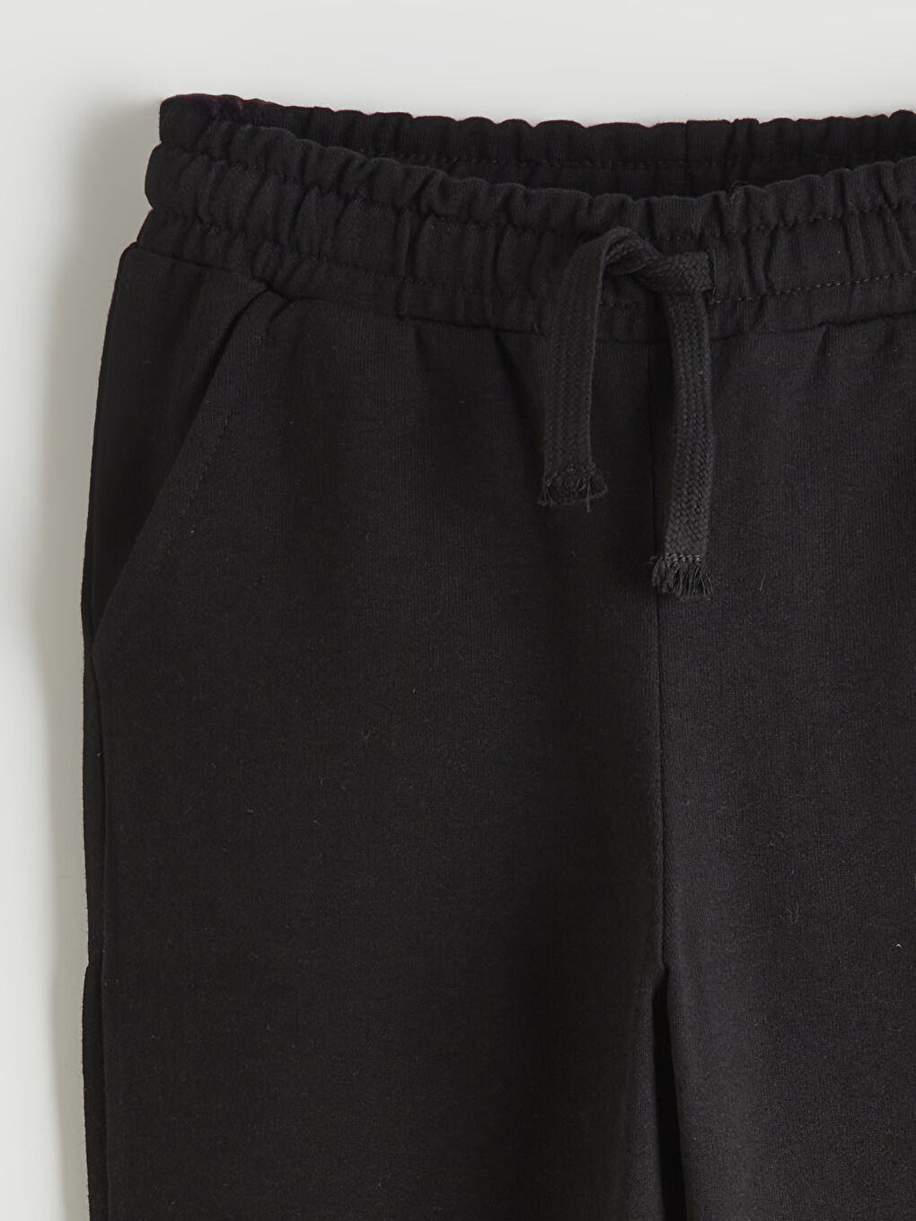 Siyah Beli Lastikli Erkek Çocuk Eşofman Altı-1