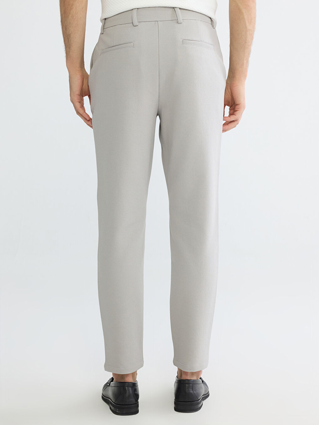 Gri Slim Fit Erkek Pantolon-4