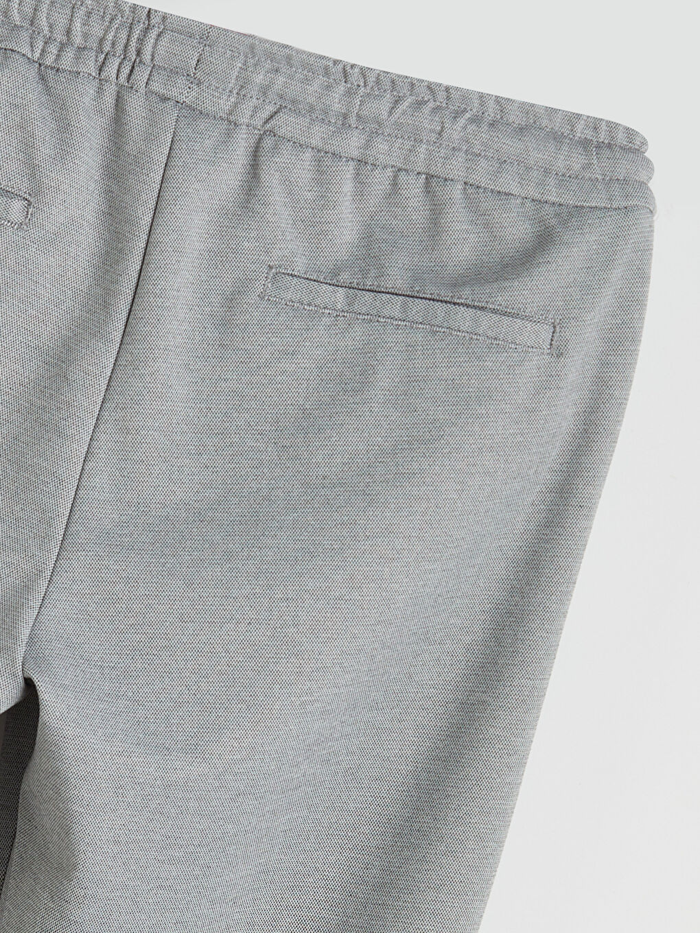 Gri Standart Kalıp Erkek Pantolon-1