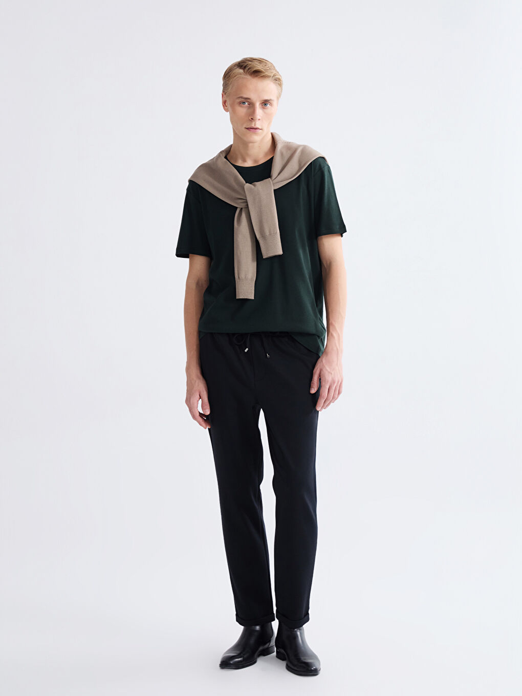 Lacivert Standart Kalıp Erkek Pantolon