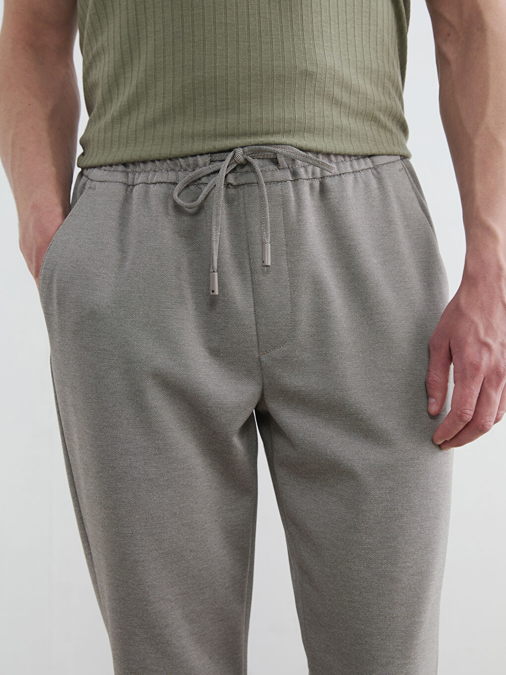 Kahverengi Standart Kalıp Erkek  Pantolon-3