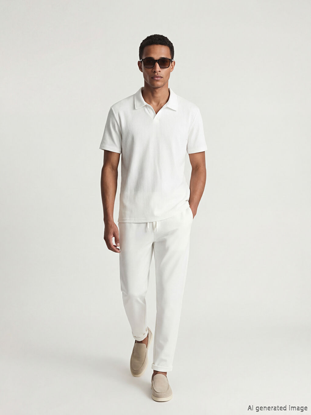 Ekru Standart Erkek Pantolon