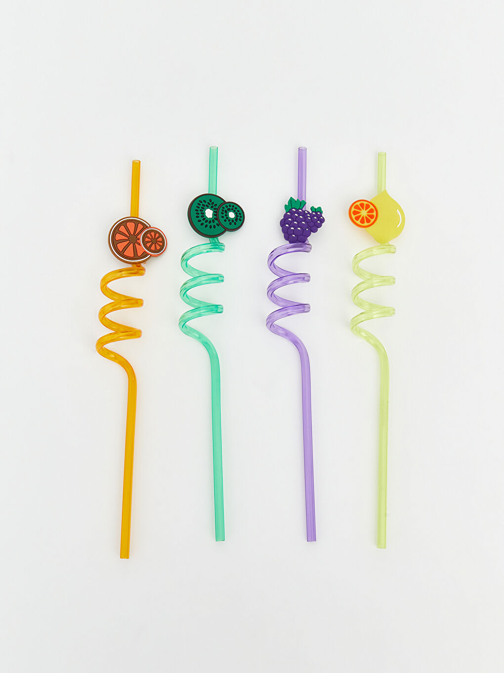 کەلوپەلی قەواغی شیشەیی بە نه‌خشی میوە کۆمەڵەی 4 دانە-3