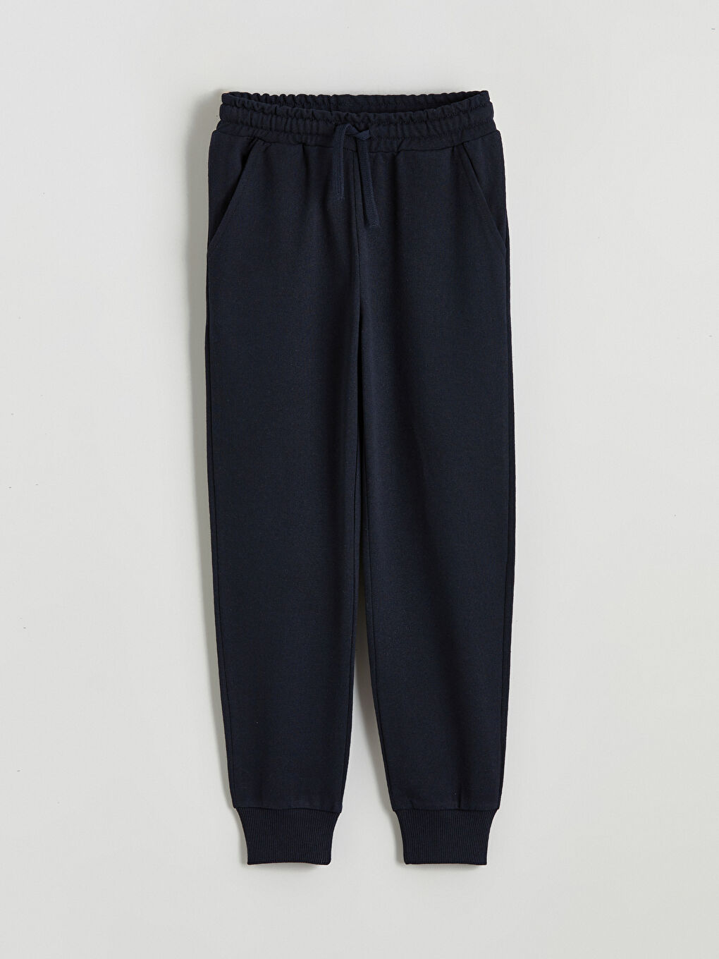 Lacivert Beli Lastikli Erkek Çocuk Jogger Eşofman Altı