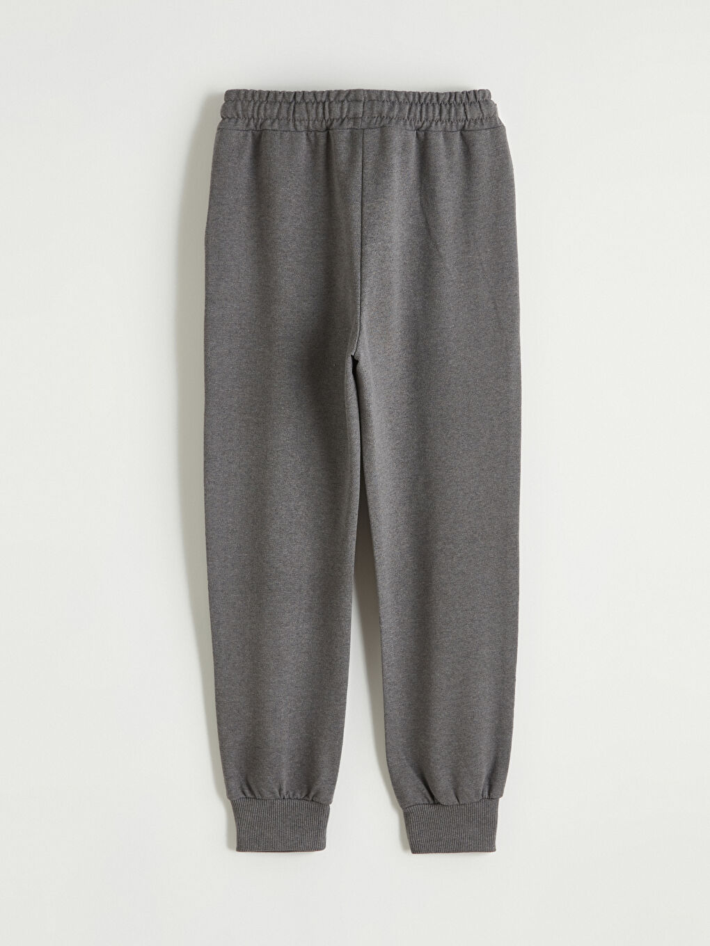 Gri Beli Lastikli Erkek Çocuk Jogger Eşofman Altı-2