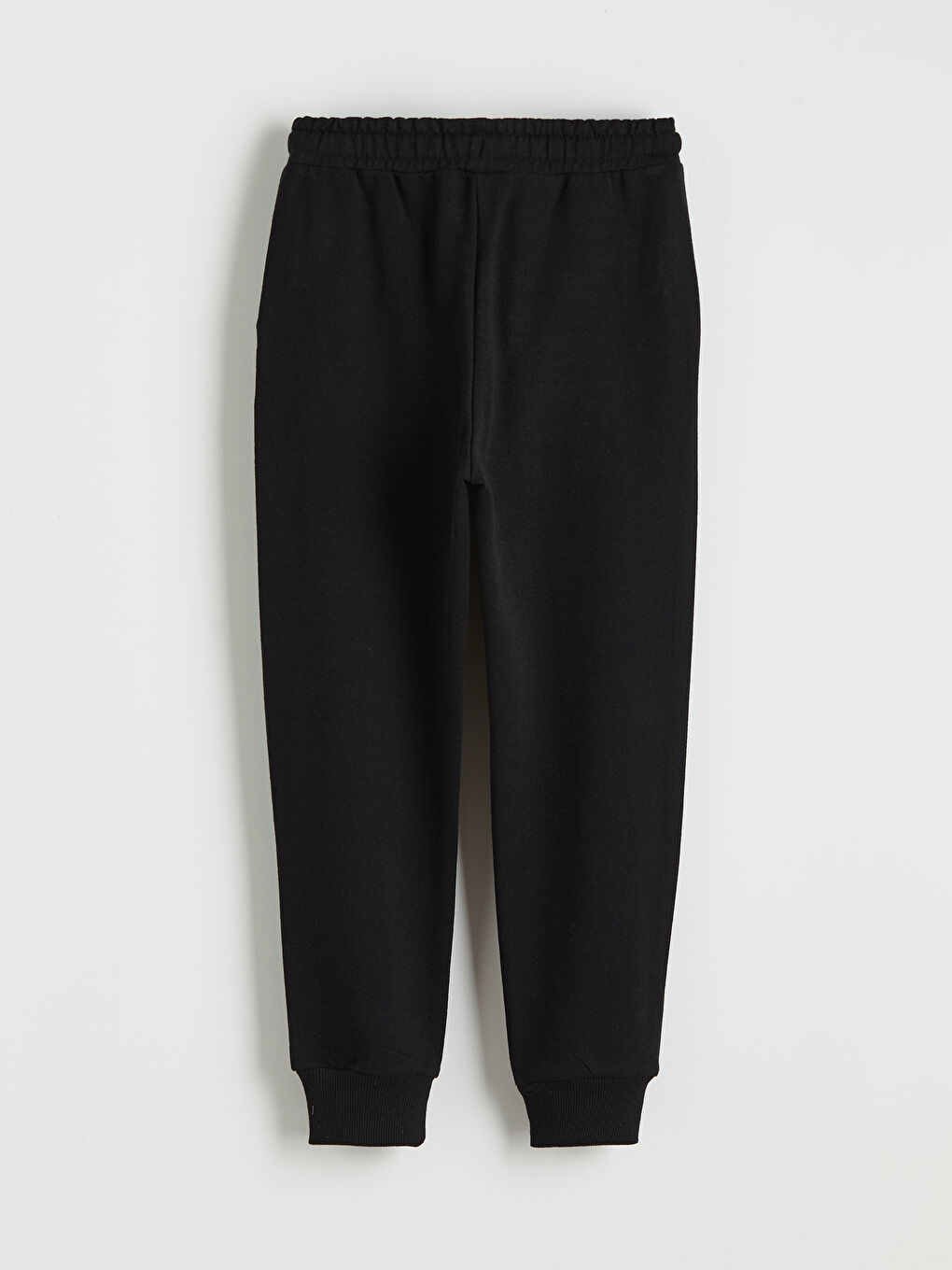 Siyah Beli Lastikli Erkek Çocuk Jogger Eşofman Altı-1